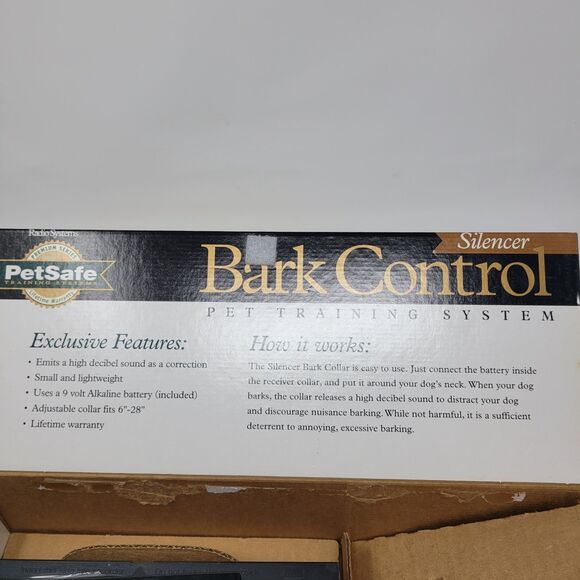 Psbc100 Petsafe Wireless Dog Bark Collar Emits Sound NOT Electric Shock - Picture 3 of 5